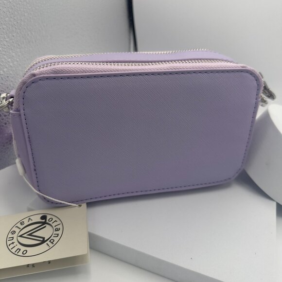 Valentino Orlandi Lavender Small Studded Crossbody Bag - Picture 3 of 5
